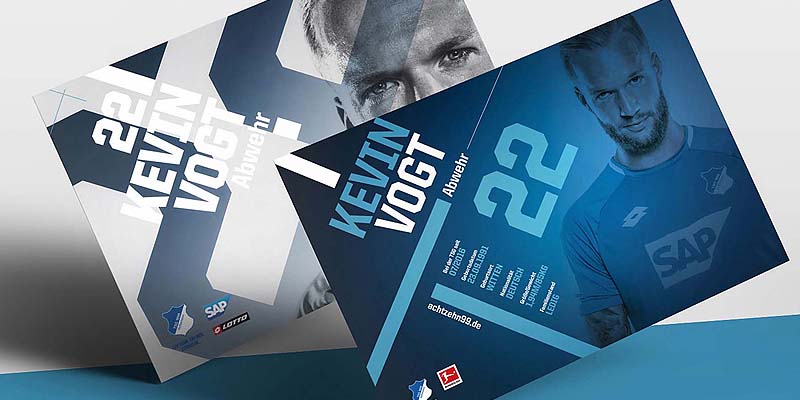 1. Fussball Bundesliga, Autogrammkarten, Hoffenheim
