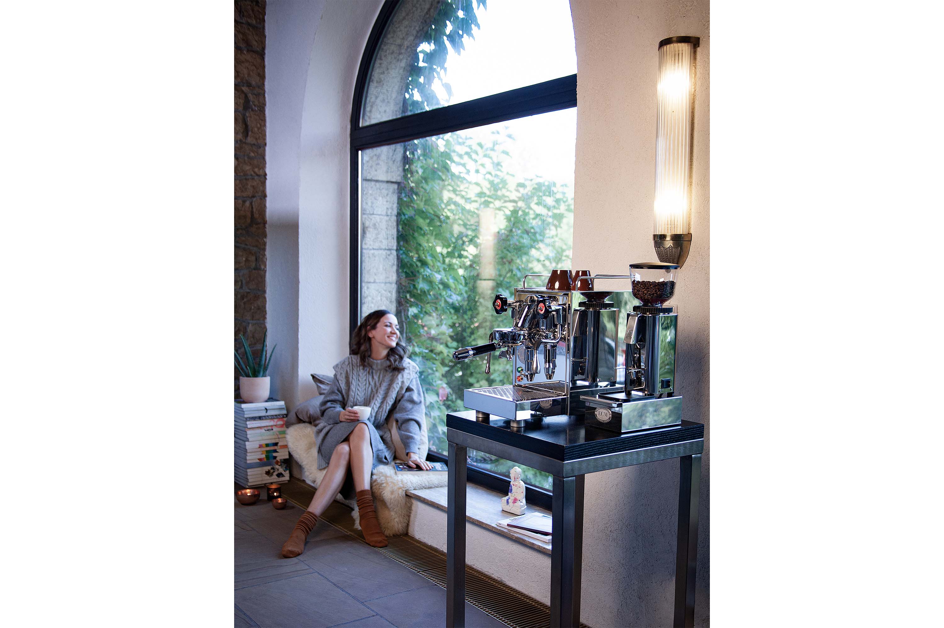 People und Katalogfotografie für ECM Kaffeemaschinen