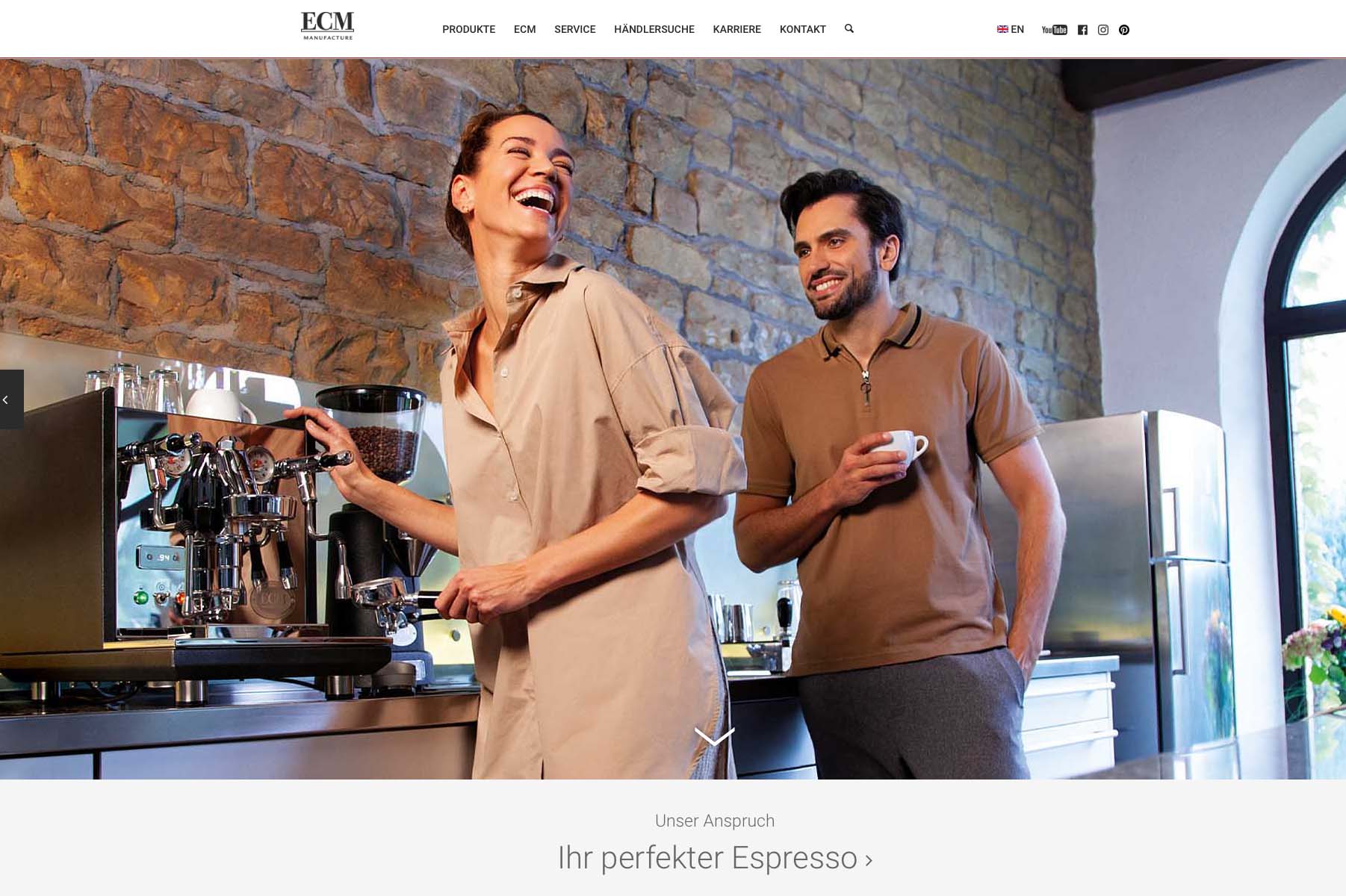 Produktfotograf Alexander Seeboth aus Mannheim fotografiert für ECM und Profitec