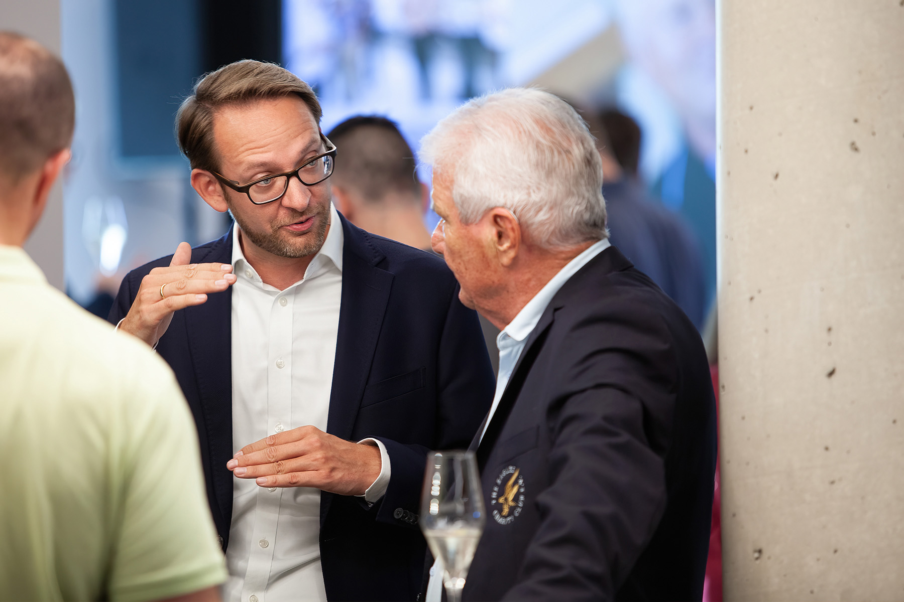 Dokumentation von Firmenevents wie hier bei der SAP SE mit Dietmar Hopp
